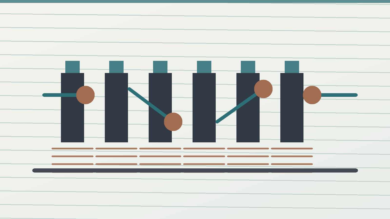 Abstract non-branded technical reference scene